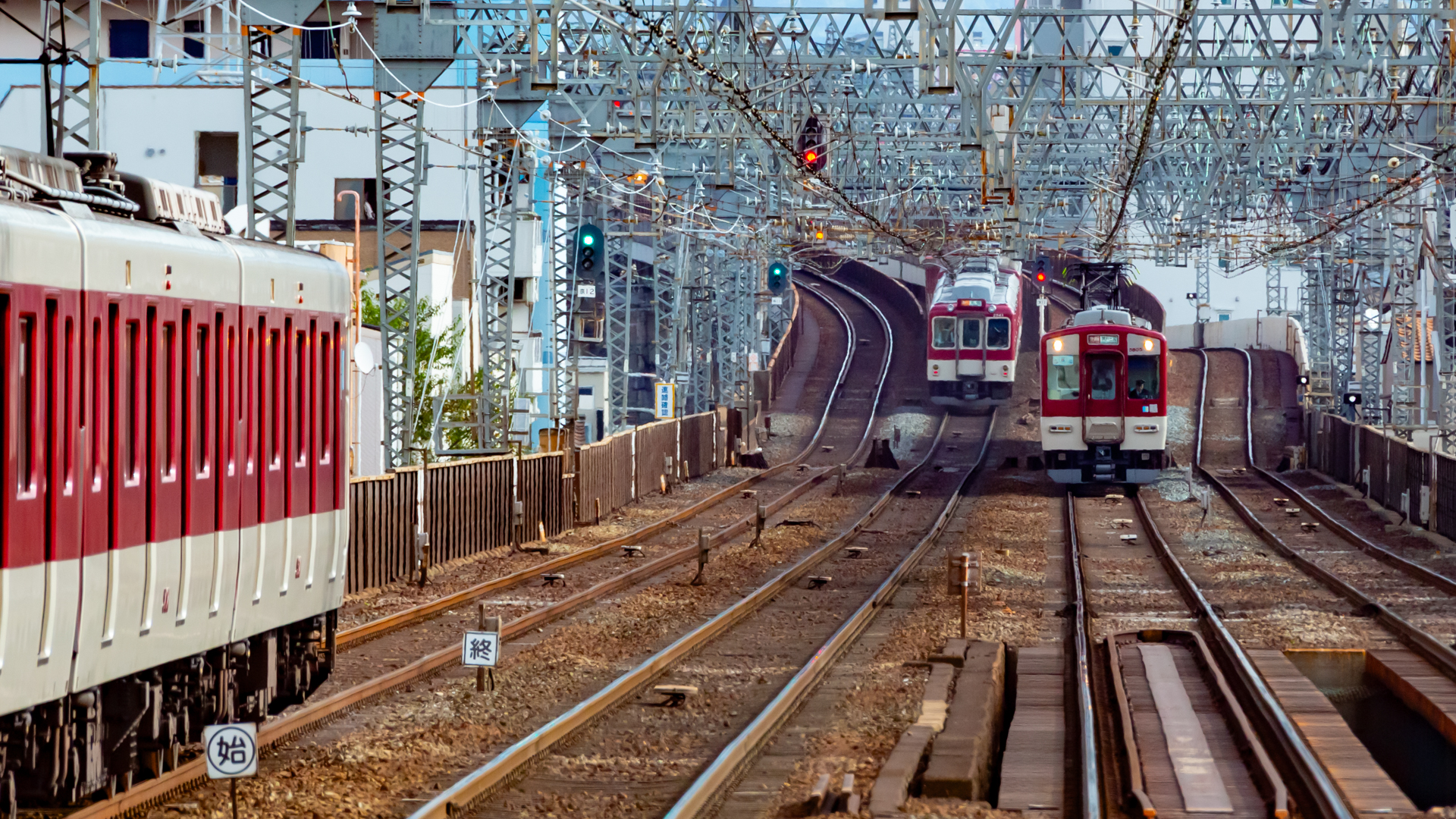 鉄道　撮影地　近鉄　今里